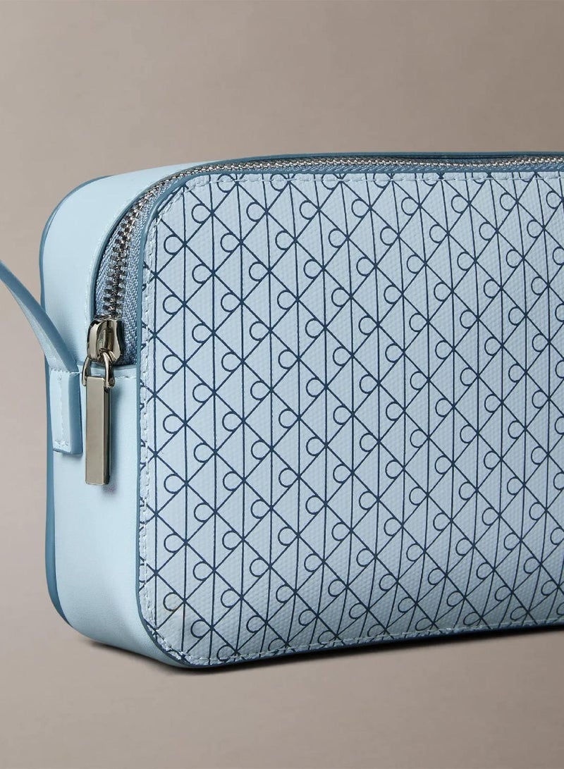 CALVIN KLEIN Allover Monogram Logo Camera Bag - Image 4