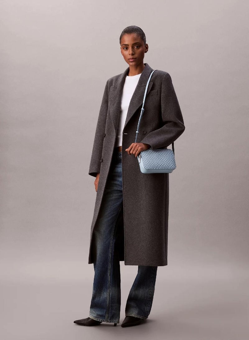 CALVIN KLEIN Allover Monogram Logo Camera Bag - Image 5