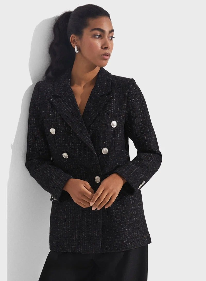 JUNE Button Detail Jacket - Image 1