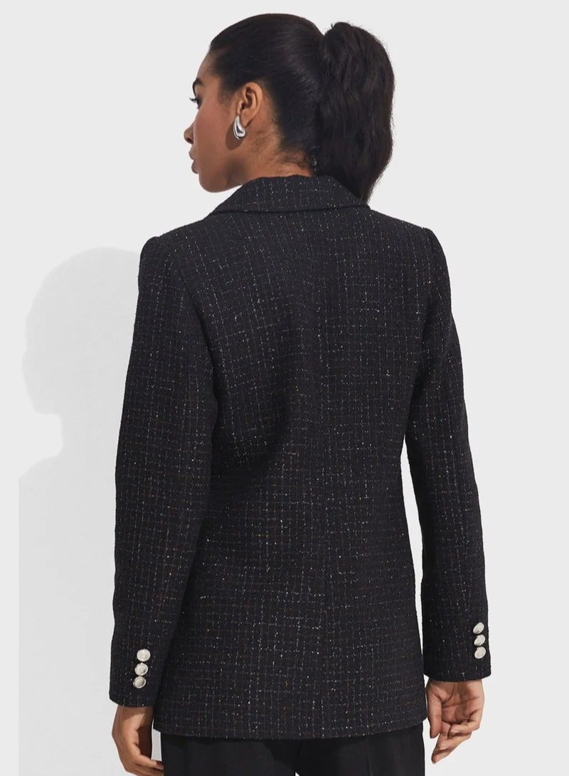 JUNE Button Detail Jacket - Image 2