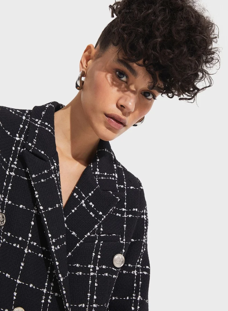 جون Button Detail Jacket