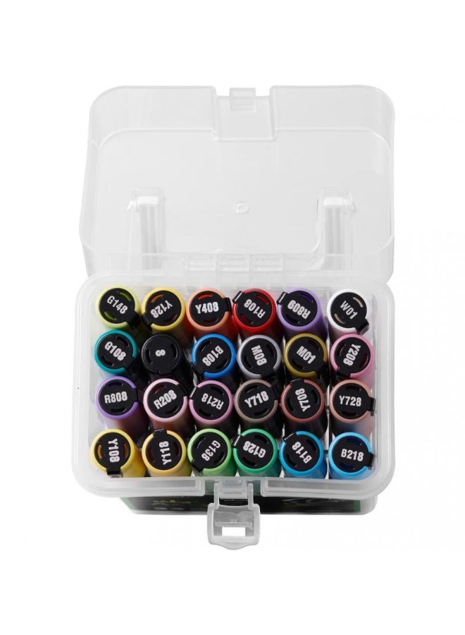 روكو أقلام أكريليك قلم تعليم جرافيك 24 لون - Image 3