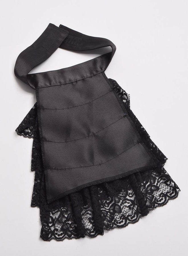BLESSUME Lace Frill Medieval Costume, Big Black Frill - Image 5