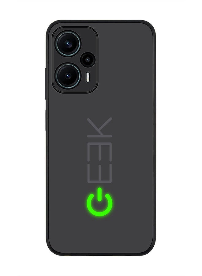 Stylizedd Rugged Black edge case for Xiaomi Poco F5 5G / Xiaomi Redmi Note 12 Turbo 5G Slim fit Soft Case Flexible Rubber Edges Anti Drop TPU Gel Thin Cover - Geek ON - Image 1
