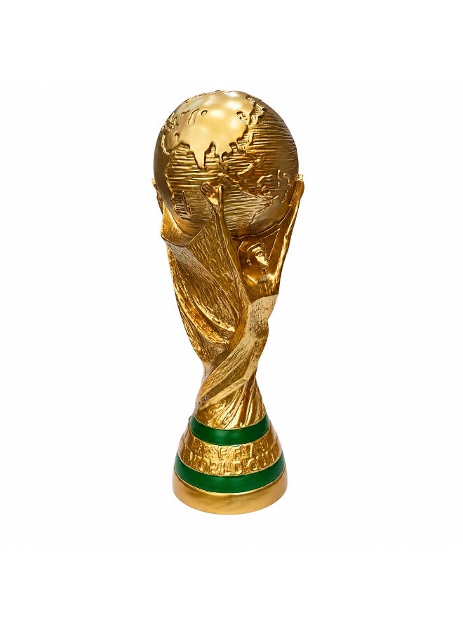 مجسم كأس العالم بتصميم مميز – كأس كرة قدم ذهبي (أحجام متعددة 10 / 21 / 36 / 44 سم) للديكور والهدايا - Image 1