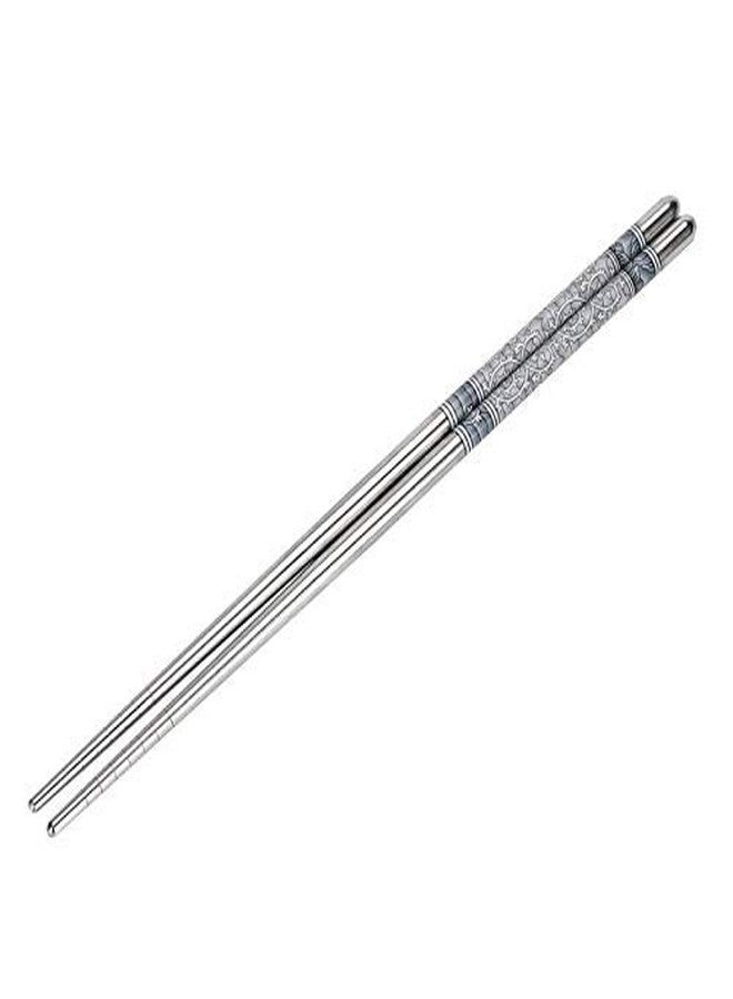 ikis - Wooden Black & Steel Chopsticks - - Image 2