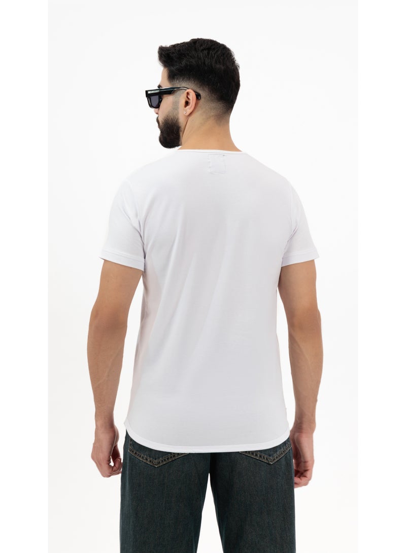 Vasl Hub VaslHub Plain T-Shirts for Men – Cotton Crew Neck Regular Fit – Pack of 2 – Black and White - Image 5