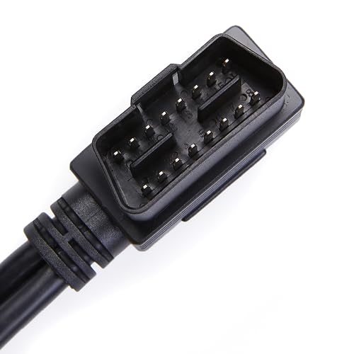 bbfly Right Angle OBD2 Splitter Y Cable, bbfly-B20 OBDII 1 Male Splitter to 2 Female Extension Cable 1FT 30CM (1PACK) - Image 4