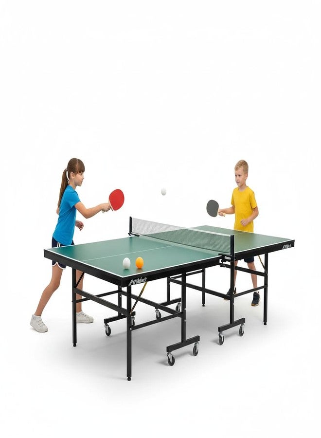 Manos Table Tennis Set with 2 Paddles and 3 Balls, Professional Ping Pong Kit, Black and Red Rackets, Orange and White Balls Indoor Game - Image 2