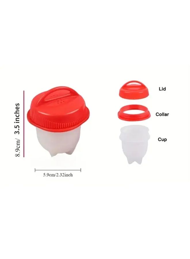 1pc Non Stick Silicone Egg Cooker Poacher Stackable Boiler Mold Fits Any Pot Dishwasher Safe - Image 3
