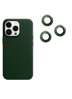 DIGI CORE iPhone 15 Pro Max Silicone Case 6.7 Inch With 3 Pieces iPhone 15 Pro Max Camera Lens Protector For iPhone 15 Pro Max Case Green 
