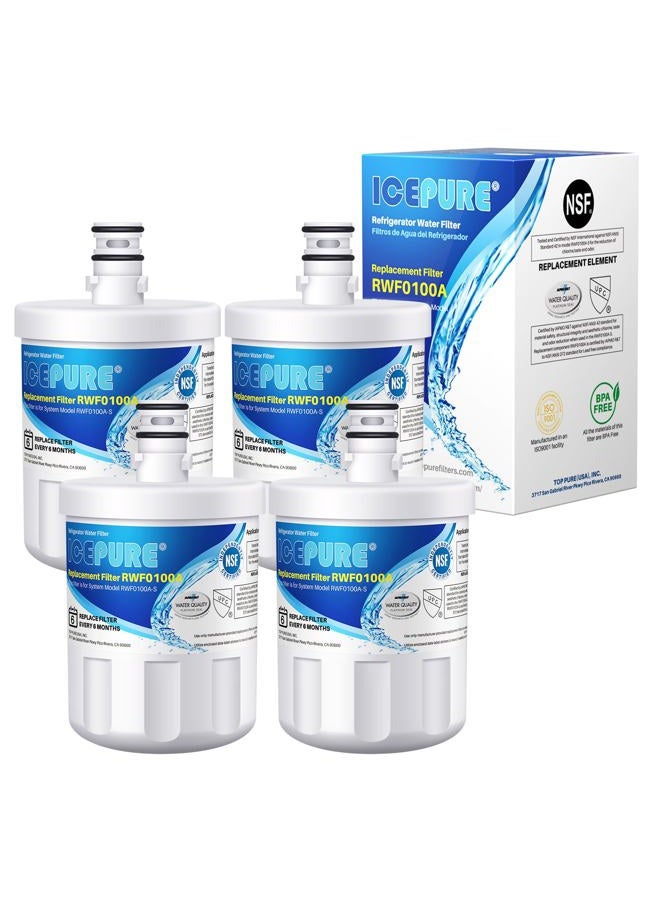 Icepure LT500P Refrigerator Water Filter Replacement for LG LT500P,5231JA2002,ADQ729109010,5231ja2002a, LFX25974ST, lfx25973s, RWF0100A 4PACK - Image 1