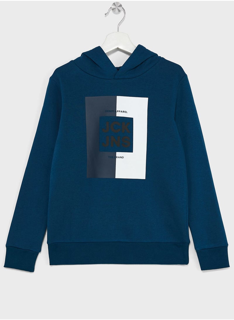 Jack & Jones Junior - Youth Graphic Hoodie - Image 1