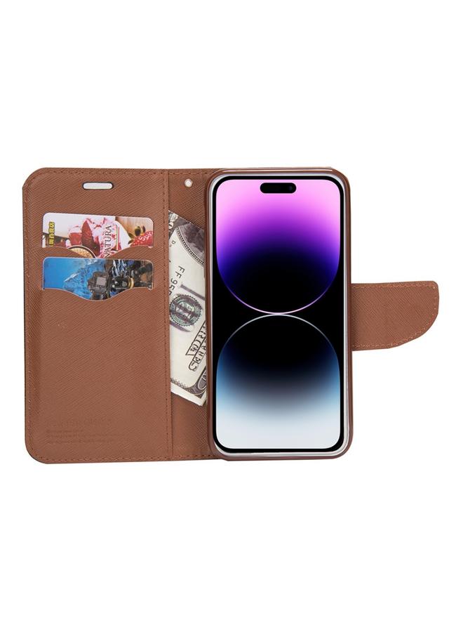 S-TOP Case For iPhone 14 Pro Max Mercury Contrast Color Splicing Leather Phone Case - Image 4