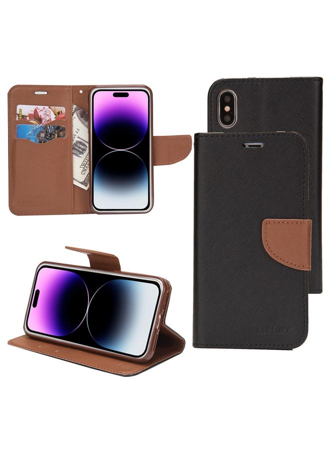 S-TOP Case For iPhone 14 Pro Max Mercury Contrast Color Splicing Leather Phone Case - Image 1