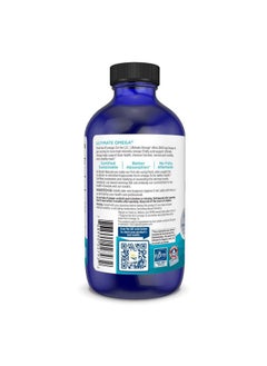Evlution Ultimate Omega Liquid, Lemon Flavor - 8 oz - 2840 mg Omega-3 - High-Potency Omega-3 Fish Oil Supplement with EPA & DHA - Promotes Brain & Heart Health - Non-GMO - 48 Servings  - Image 3