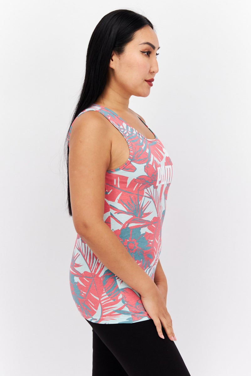 PUMA Women Sportswear Fit Sleeveless Training Top, Mint - Image 3
