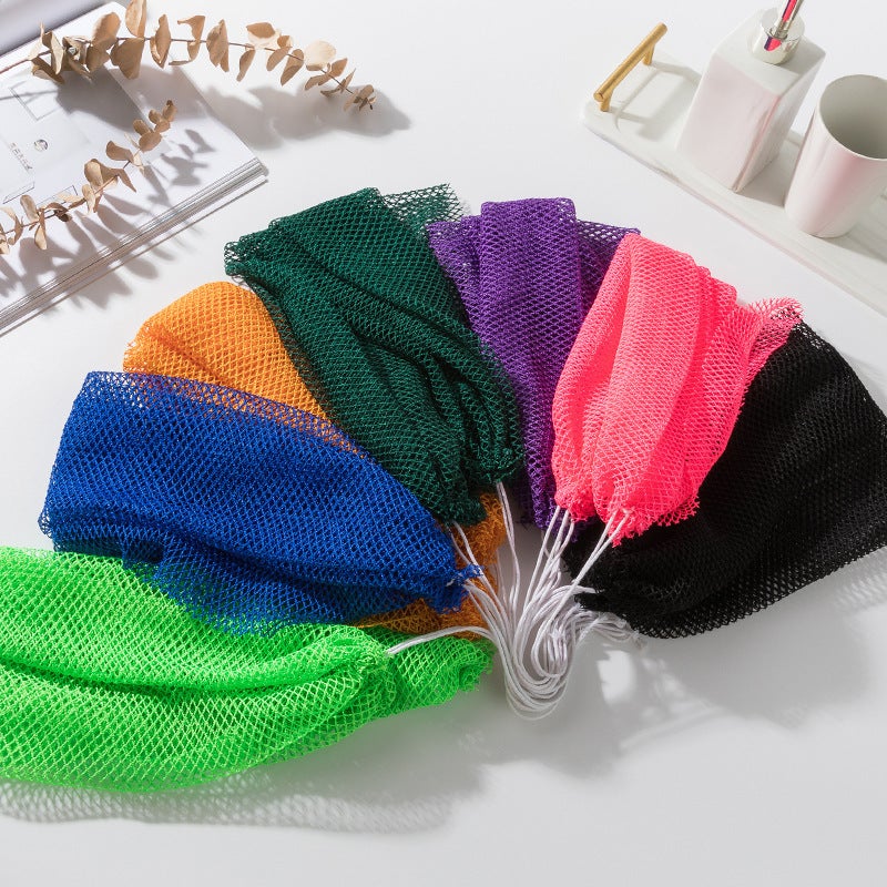 African Net Exfoliating Bath Gloves with Rope - Image 2