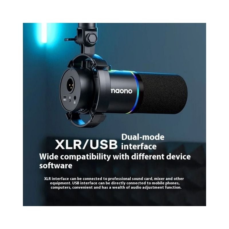 Maono Pd200x RGB Dynamic Professional Gaming Microphone, Recording Equipment, Black - Image 3
