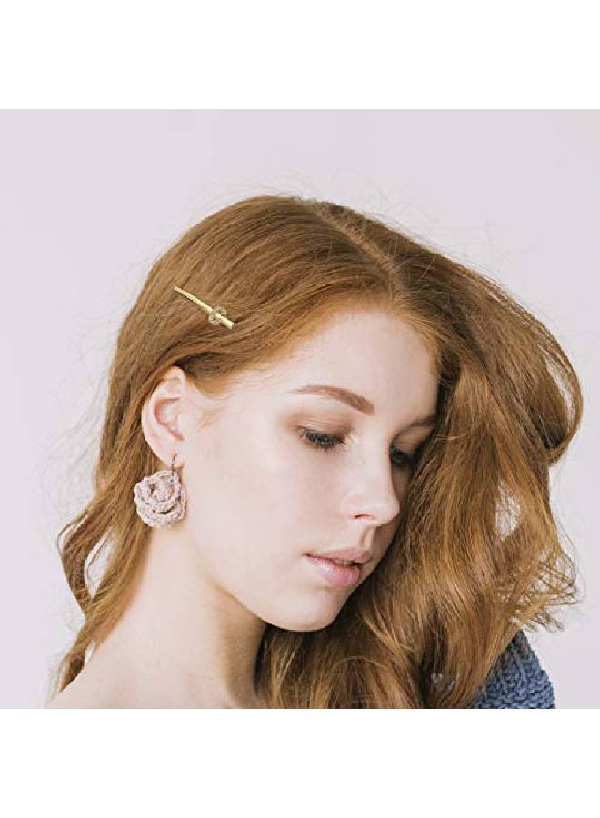 SpinningDaisy Spinningdasiy Crystal Initial Bijou Hair Clip C Gold - Image 5