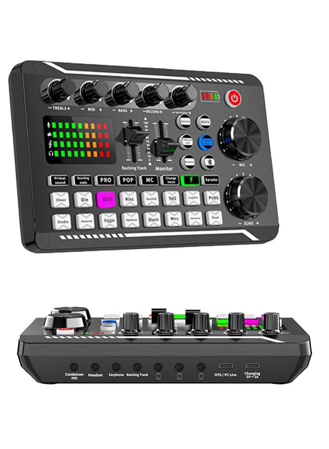 DUNISO Sound Card with 16 Sound and Voice Changer ,Professional Audio Mixer, Multifunctional Studio Equipment for Streaming, Podcasting, Gaming - Image 5
