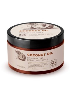 Soapbox Soapbox Deep Conditioner Hydrating  Rejuvenating Coconut Oil Treatment for Natural Curly Dry or Damaged Hair Vegan Conditioner Sulfate Paraben  Cruelty  Silicone Free 12 Fl Oz 