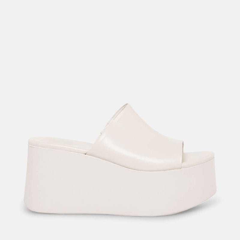 Minshluu Womens Platform Wedge Sandals Peep Open Toe Backless Slip on Wedges Slides - Image 4