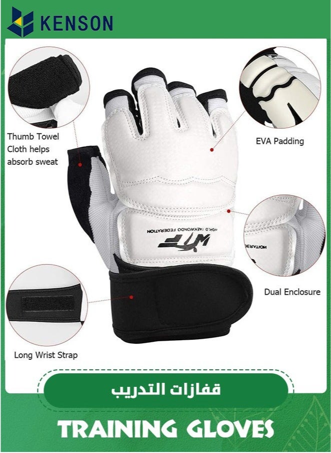 كِينْسُون قفازات تدريب كيس اللكمة، قفازات فنون القتال المختلطة، قفازات التايكوندو والكاراتيه، قفازات الملاكمة، قفازات فنون الدفاع عن النفس للتدريب على الملاكمة - Image 3