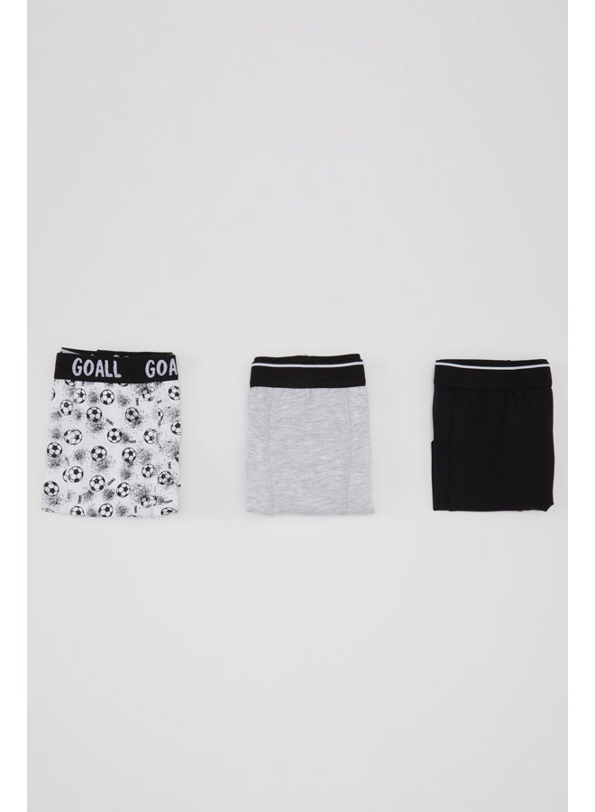 DeFacto Boy Regular Fit Underwear Knitted Boxer - 3 Pack  - Image 1