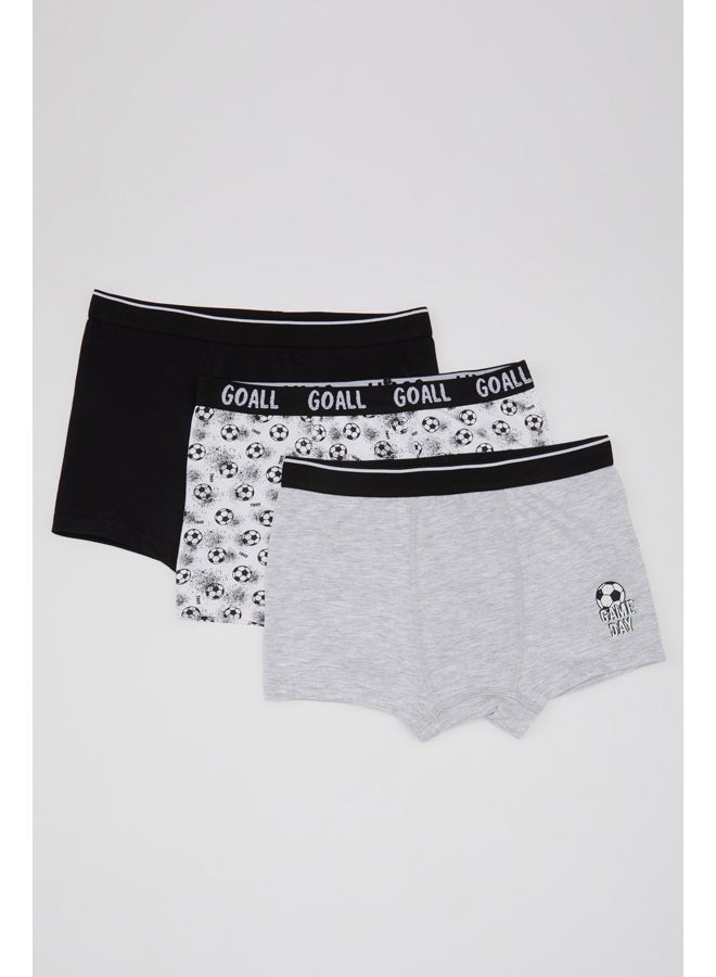 DeFacto Boy Regular Fit Underwear Knitted Boxer - 3 Pack  - Image 4