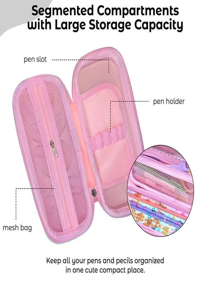 CHIRANSI Cartoon Theme Pencil Case - 3D EVA Pencil Case Pouch,Multipurpose Zipper Pencil Case for Kids,Large Capacity Pencil Pouch(Pack of 1) (Kuromi) - Image 2