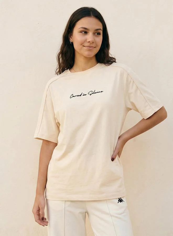 KAPPA WOMEN PIPING COTTON TEE