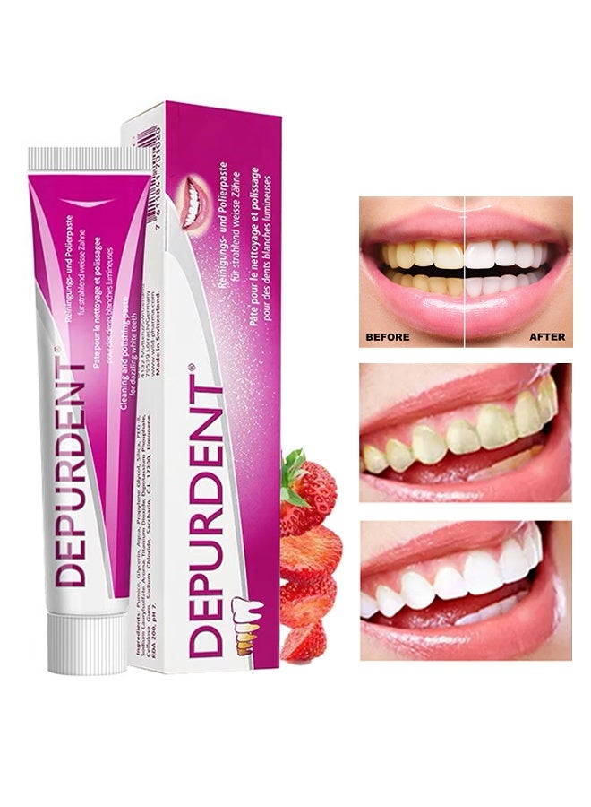 DEPURDENT Clean and Polish Toothpaste 50 ml, Clean and Polish Paste for ...