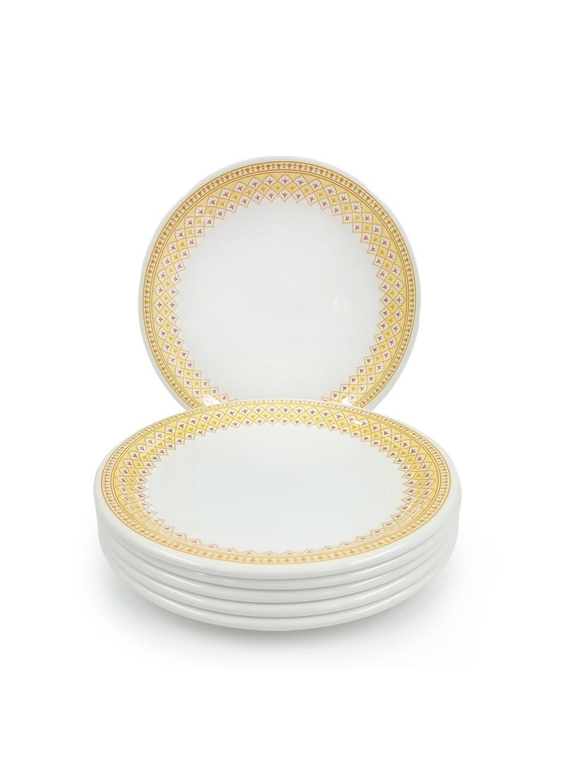 Superware Superware | Pure Melamine | Dinner Plate Set – Platinum 11” (6 nos.) | Stain Free, Glazed Finish  - Image 1