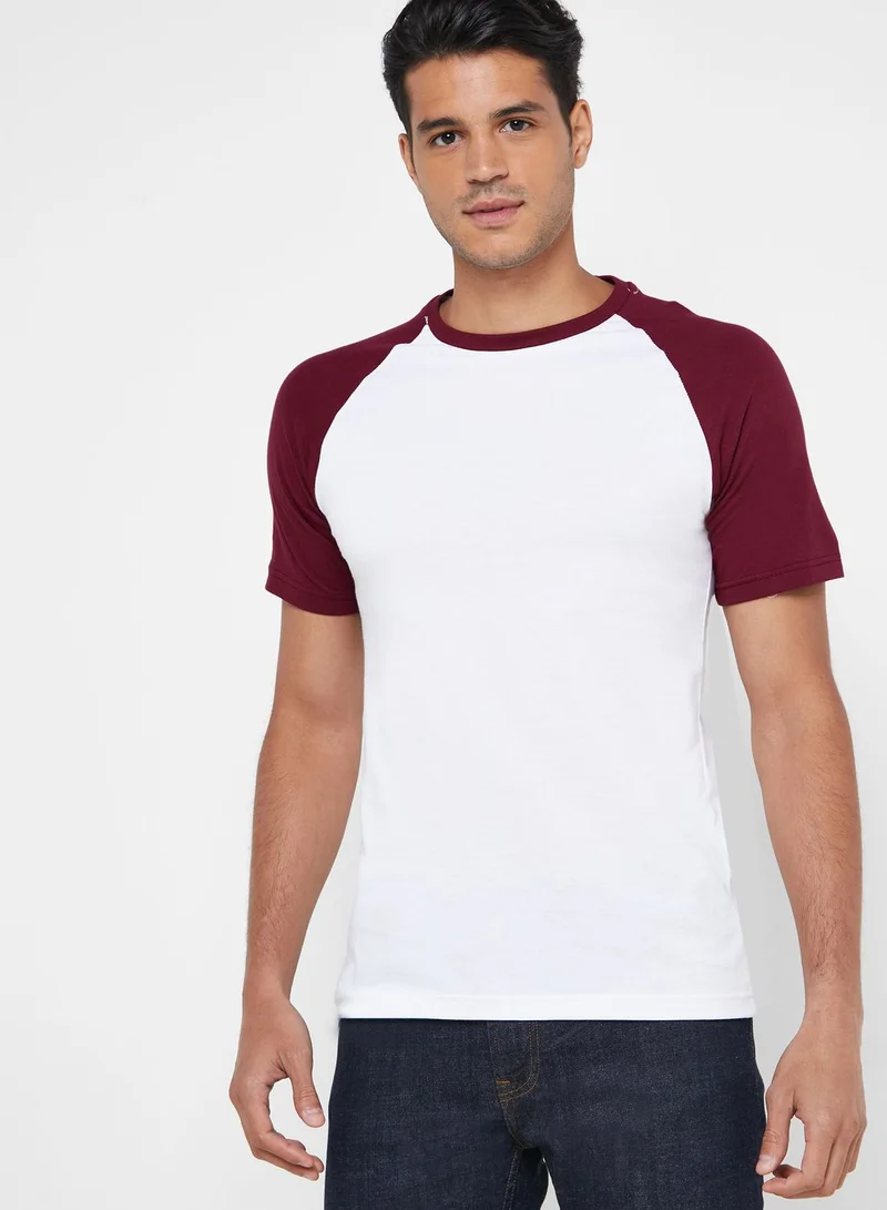 Fifteen Minutes Raglan Crew Neck T-Shirt