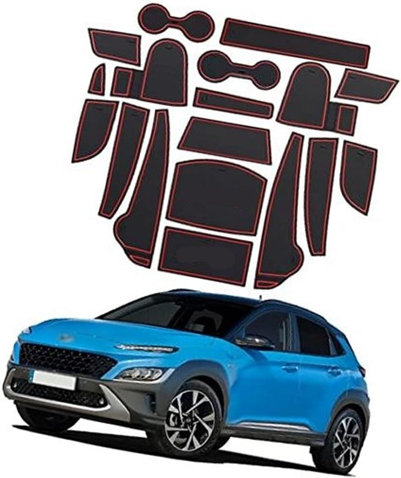 Wivplex Non-Slip Mat Set for Hyundai Kona 2022 - Image 1