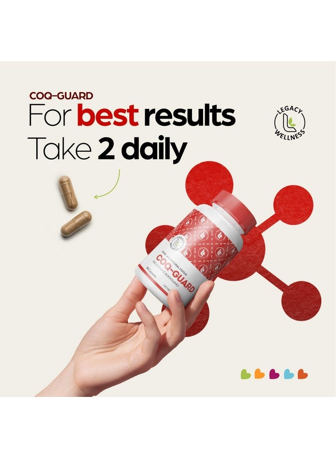 LegacyNutra Legacy Wellness CoQ-GUARD CoQ10 200mg - Natural High Potency CoQ10 Supplement for Energy, Heart, Antioxidant & Cellular Support - High Potency Co Q 10 Ubiquinone for Overall Wellness - Non-GMO 30 Caps - Image 4