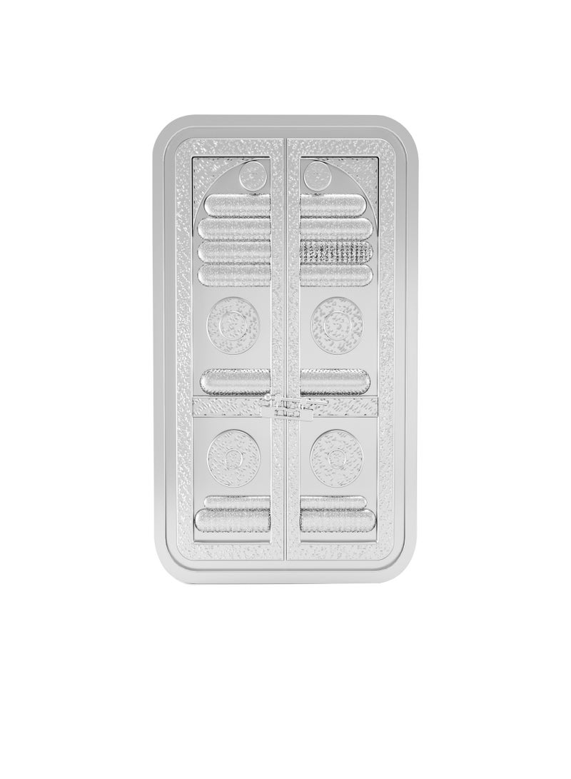 بي تي سي 100 جم سبيكه فضه - باب الكعبه - Image 2