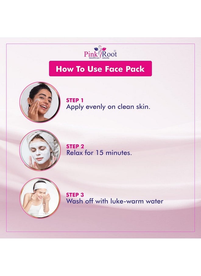 Pink Root - Pink Root Papaya Mask 500gm with Pearl Mask 500gm - Image 1