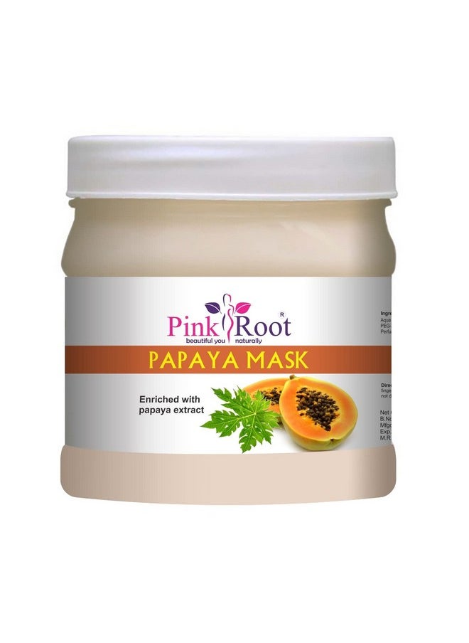 Pink Root - Pink Root Papaya Mask 500gm with Pearl Mask 500gm - Image 1