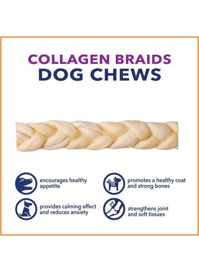 Pet Factory CareChewz Collagen 6-7" Skinny Braided Sticks Dog Chew Treats - Natural Flavor, 15 Count/1 Pack - Image 5