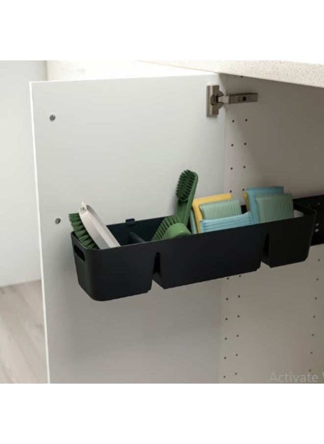 IKEA (IKEA) Box with slider, anthracite, 50x15x12 cm  - Image 4