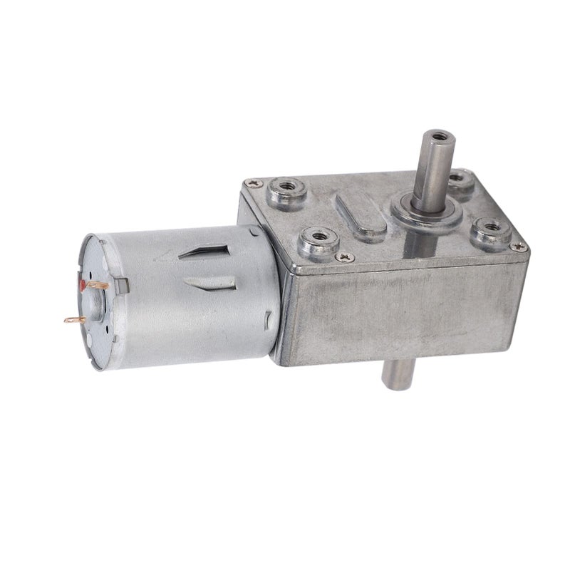 Common Style 4632 370 Aluminum Brass Double Shaft DC Gear Motor 24V 10RPM For Fan HVAC - Image 3