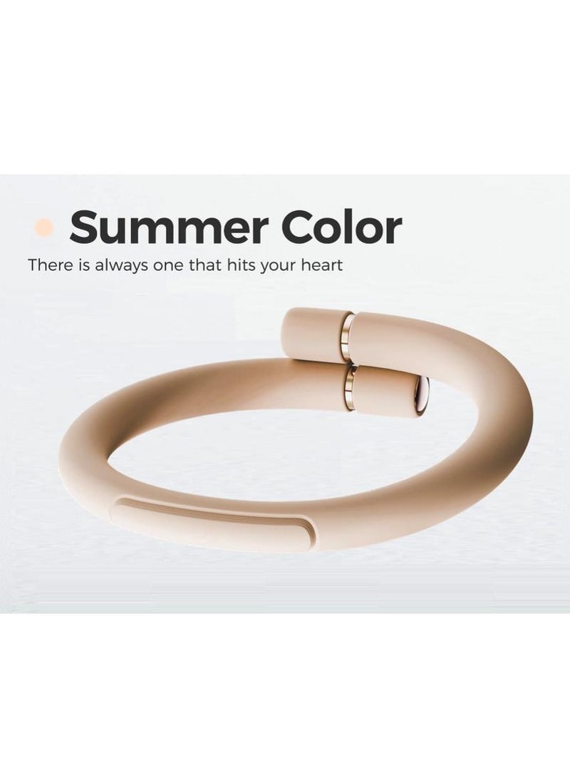 Mosquito Bracelet, Insect & Pest Mosquito Band for Adults and Kids, DEET Free, Anti-Mosquito Wristband with 6 Replacement Cores for Outdoor Hiking Camping Gear Must Haves - Image 2