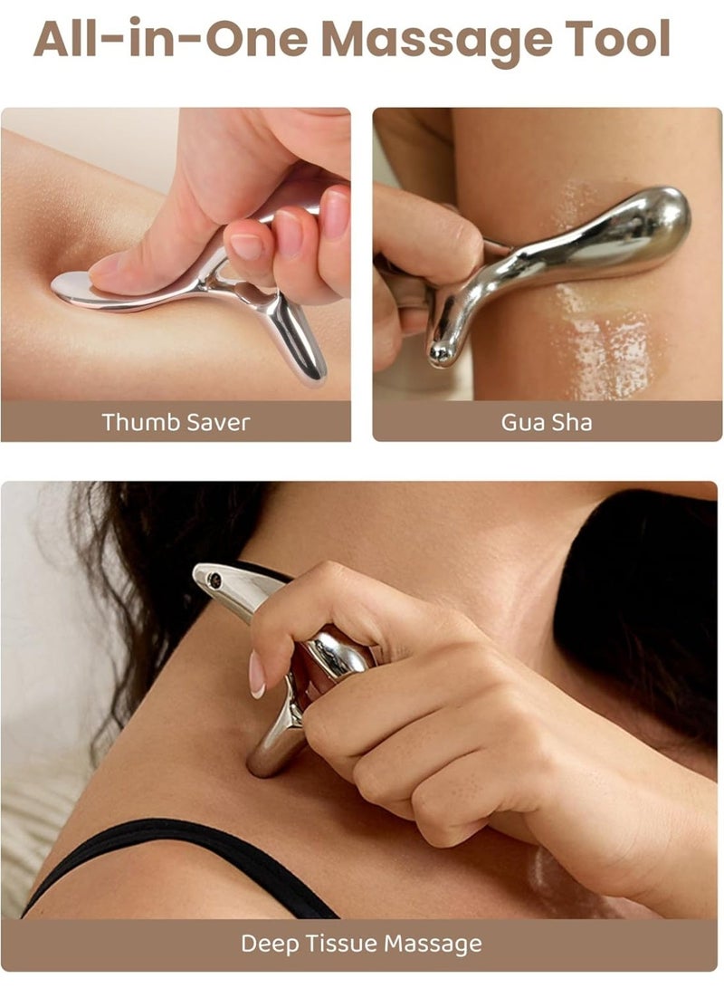 general Trigger Point Massage Tool for Deep Tissue Massage & Gua Sha - Muscle Scraper Tool for Full Body Pain Relief Thumb Saver Acupressure Tool - Image 2