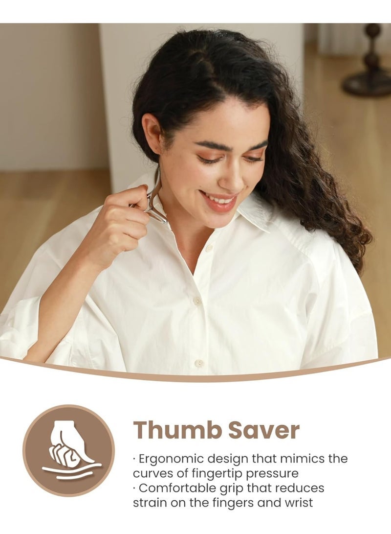 general Trigger Point Massage Tool for Deep Tissue Massage & Gua Sha - Muscle Scraper Tool for Full Body Pain Relief Thumb Saver Acupressure Tool - Image 5