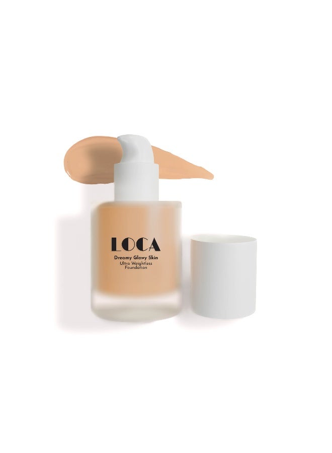 loca Dreamy Glowy Skin Ultra Weightless Foundation Mocha - Medium Neutral (04) - Image 1