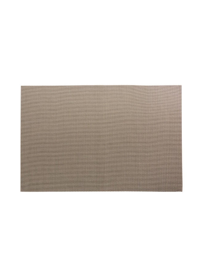 Restaurantware مفرش طاولة كارمل مش 16 × 12 بوصة، مجموعة من 6 مفرش قماش قابل للغسل - مقاوم للحرارة، لا يتلطخ، مفرش مطبخ بلون توب فاتح، مش، سهل التنظيف - Image 1