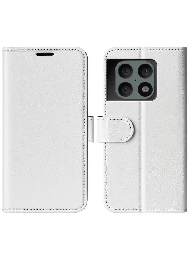 S-TOP Case For OnePlus 10 Pro 5G R64 Texture Single Horizontal Flip Phone Protective Case with Holder & Card Slots & Wallet& Photo Frame - Image 1