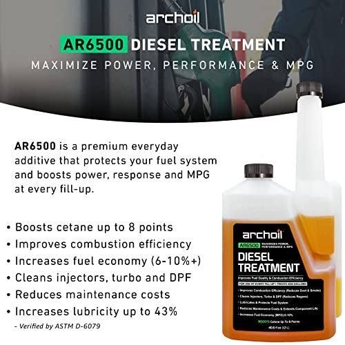 Archoil AR6500 Diesel Treatment (40.6 oz) - Treats 400 Gallons - Additive for All Diesel Vehicles - Image 2